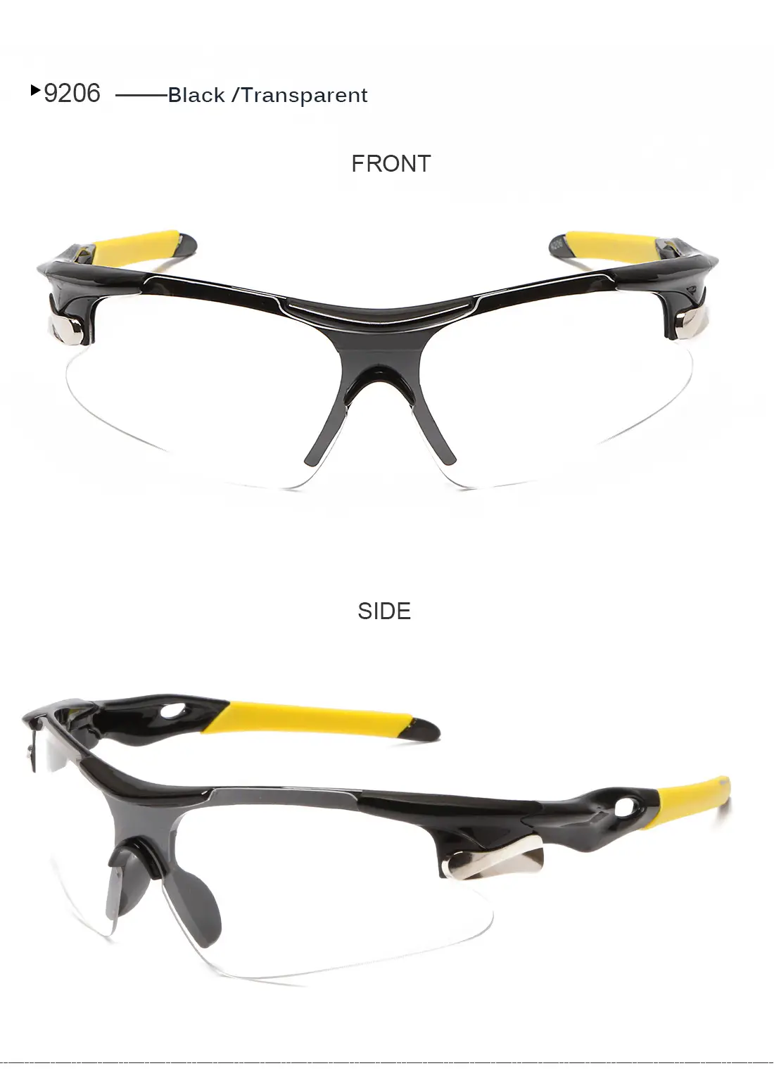 Men's Windproof Anti-UV Sunglasses Red Black — feature 18