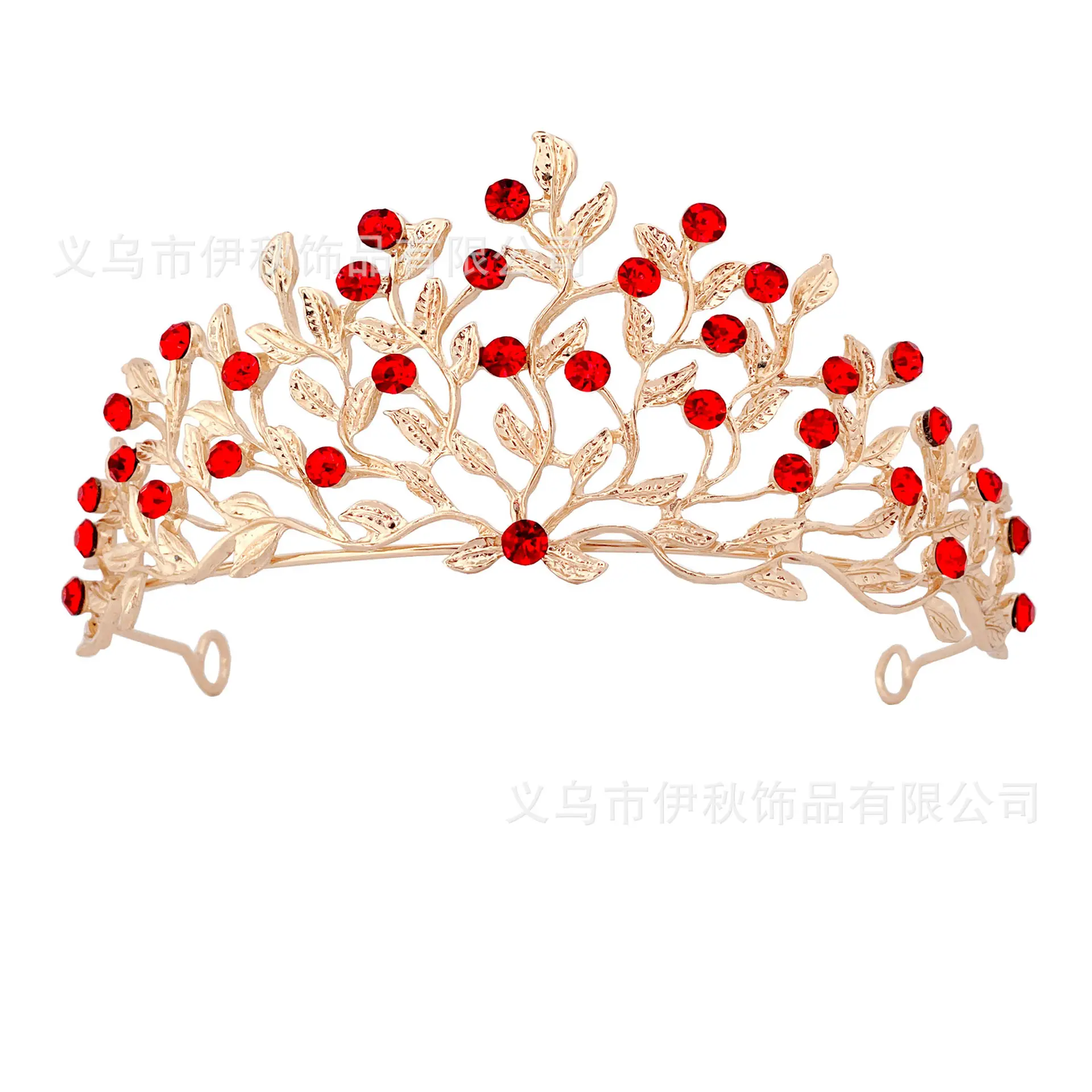 Luxury Diamond Crown Hair Accessories for Bridal Wear