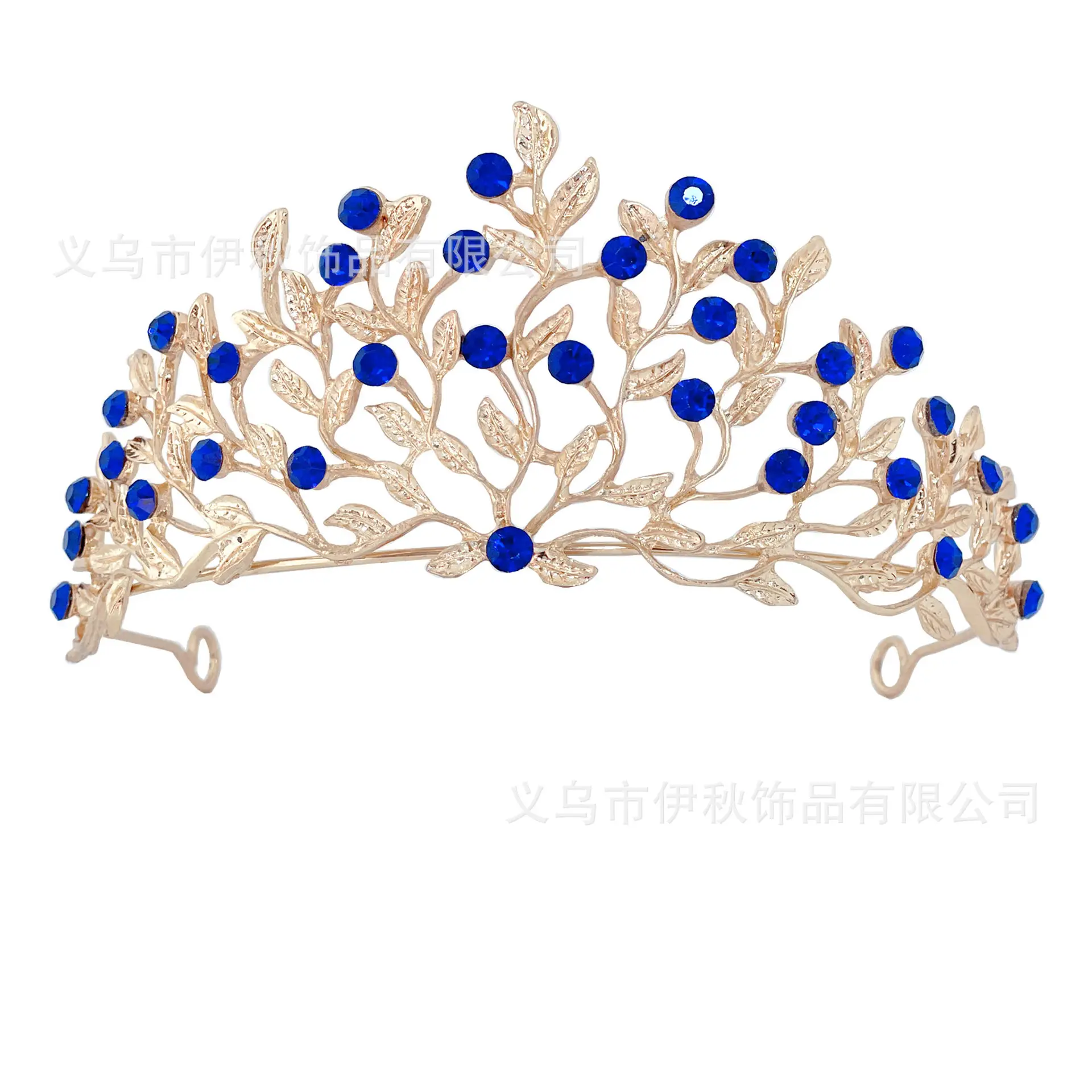 Luxury Diamond Crown Hair Accessories for Bridal Wear