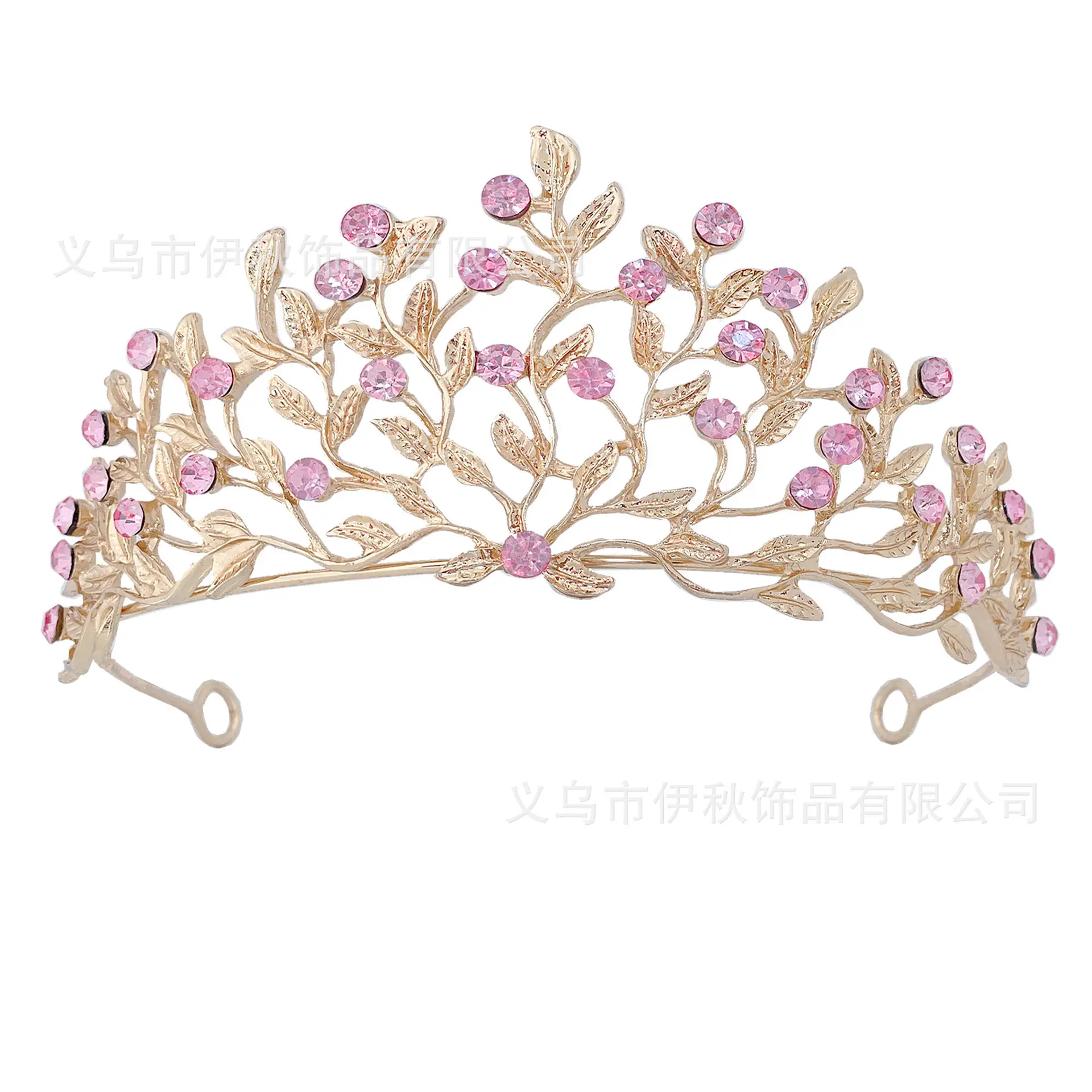Luxury Diamond Crown Hair Accessories for Bridal Wear