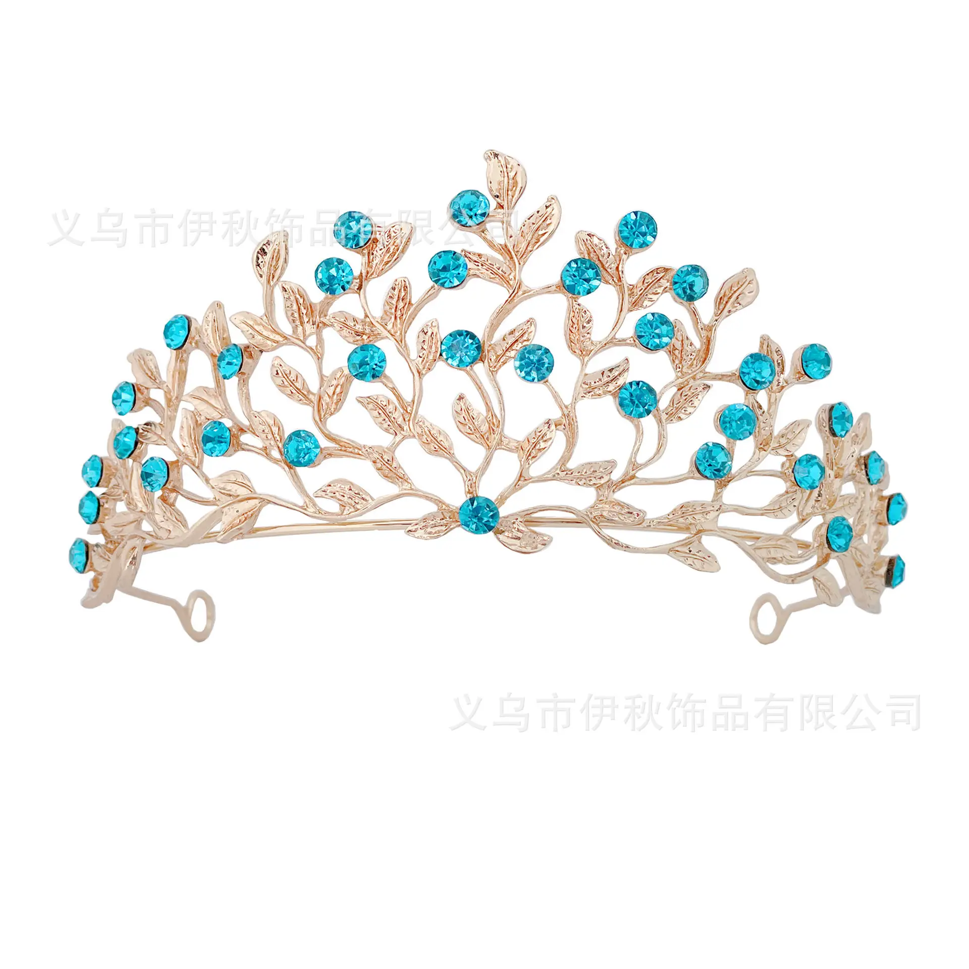 Luxury Diamond Crown Hair Accessories for Bridal Wear