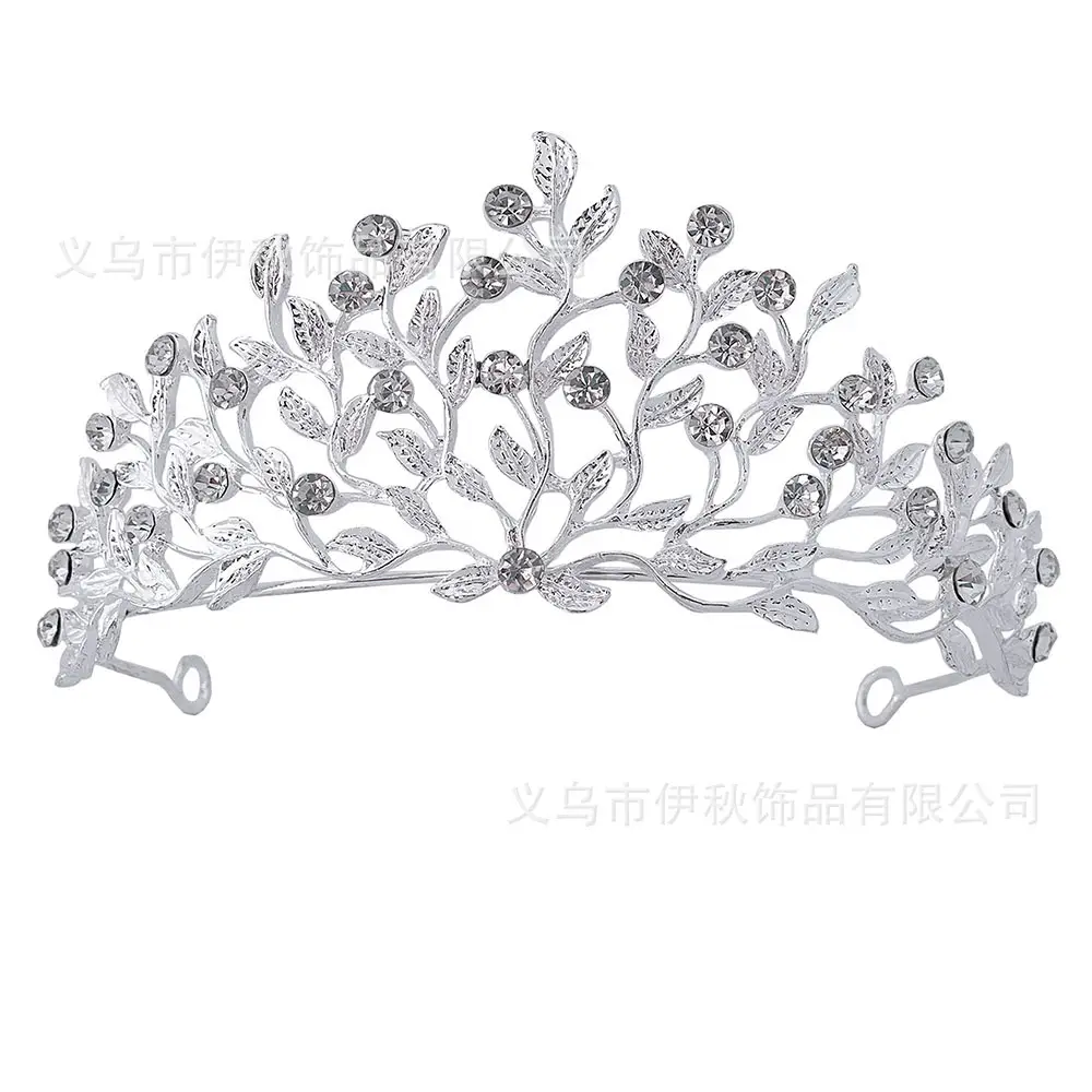 Luxury Diamond Crown Hair Accessories for Bridal Wear