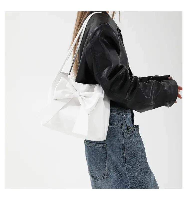 Black Bow Shoulder Bag for Women Spring 2024 — feature 13