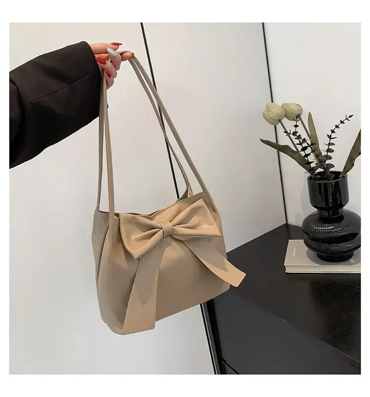 Black Bow Shoulder Bag for Women Spring 2024 — feature 22