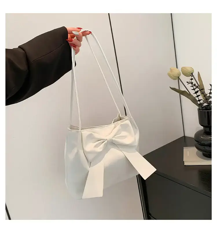 Black Bow Shoulder Bag for Women Spring 2024 — feature 24
