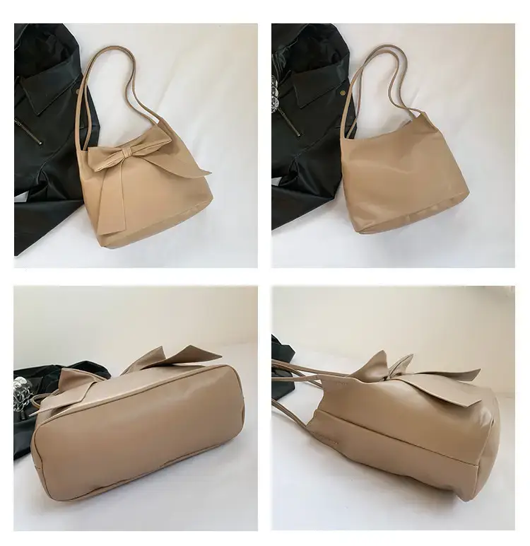 Black Bow Shoulder Bag for Women Spring 2024 — feature 8