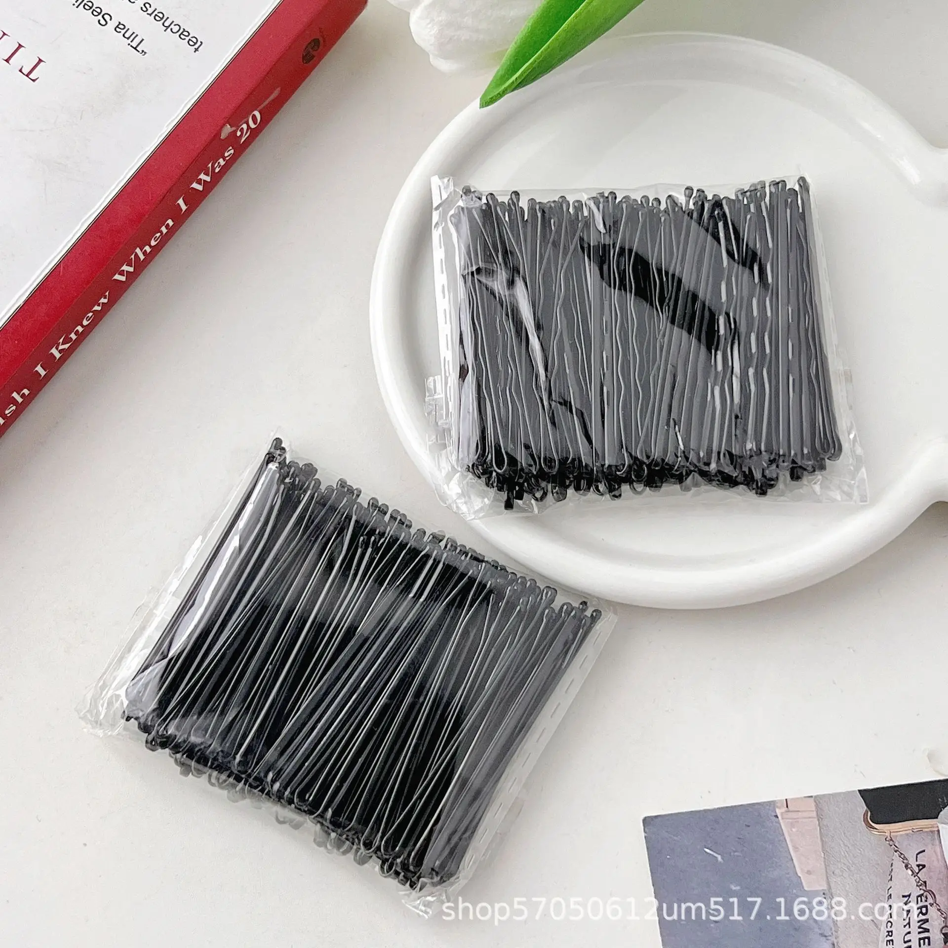 Black Hair Pins Clip Set 100 Pcs Thick Hair Styling — feature 7