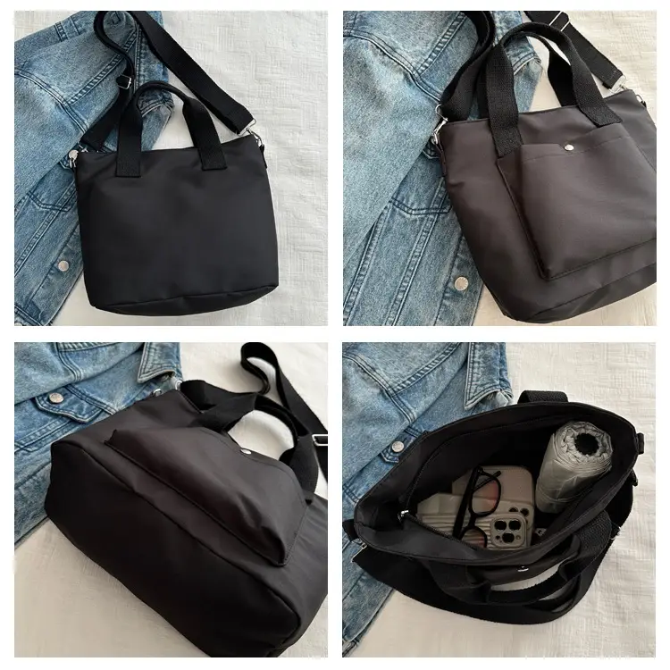 2024 Black Korean Casual Shoulder Messenger Bag — feature 8