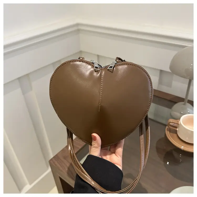Heart Shape Black Underarm Bag for Women — feature 20
