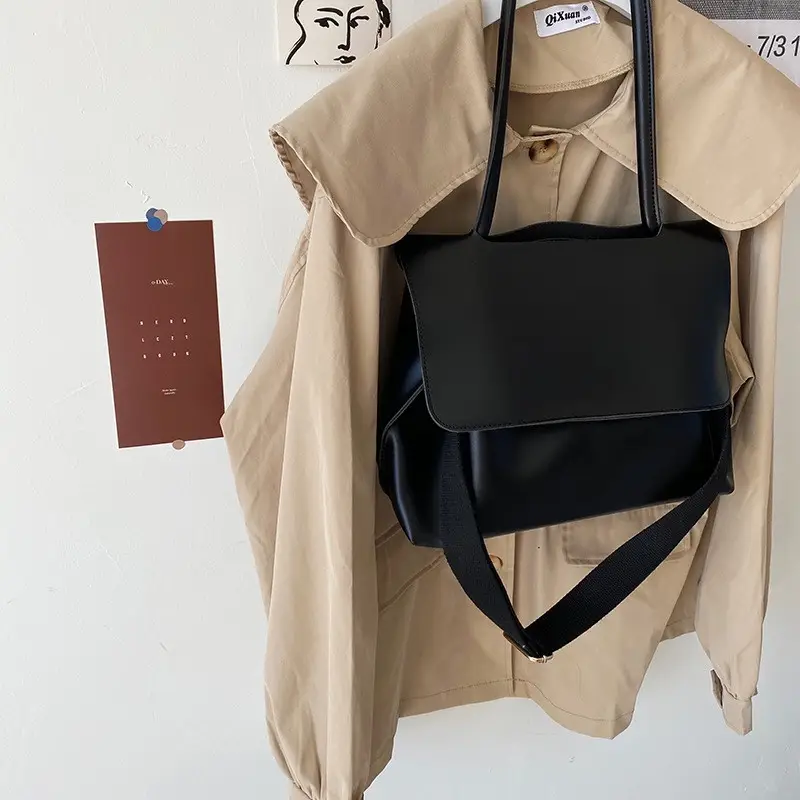 Women Retro Brown Large Shoulder Bag 2025 - Image 4