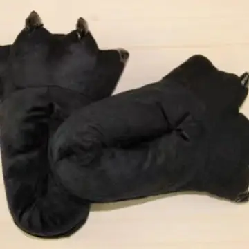 Manufacturer's Warm and Thickened Dragon Claw Plush Home Cotton Slippers, Cartoon Autumn and Winter Couple Style Indoor Cotton Slippers
