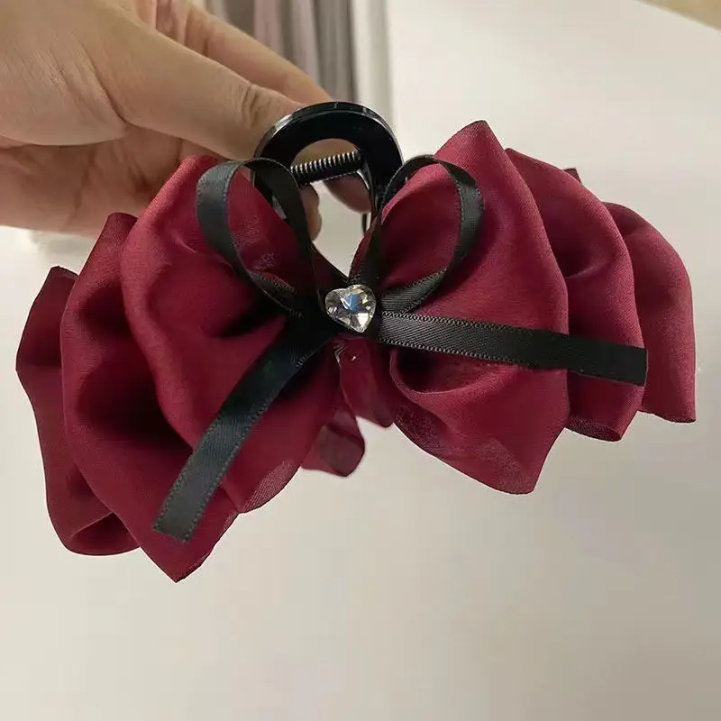 Black Bubble Hair Clip Princess Headwear 13cm - Image 23