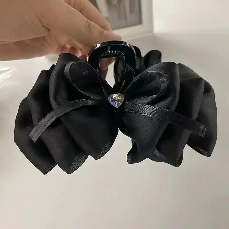 Black Bubble Hair Clip Princess Headwear 13cm - Image 24