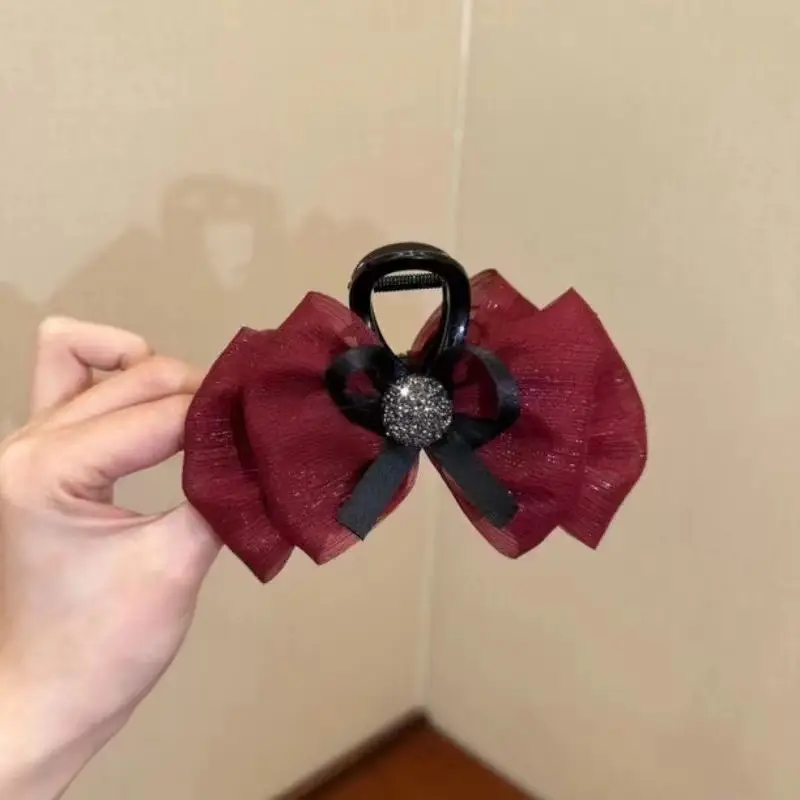 Black Bubble Hair Clip Princess Headwear 13cm - Image 32