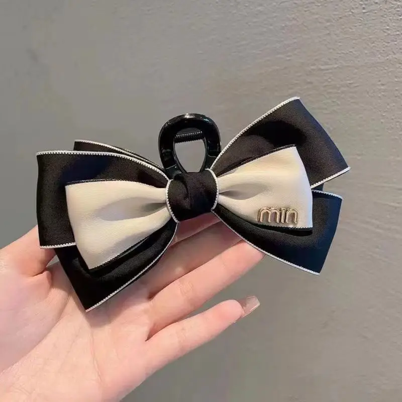 Black Bubble Hair Clip Princess Headwear 13cm - Image 33