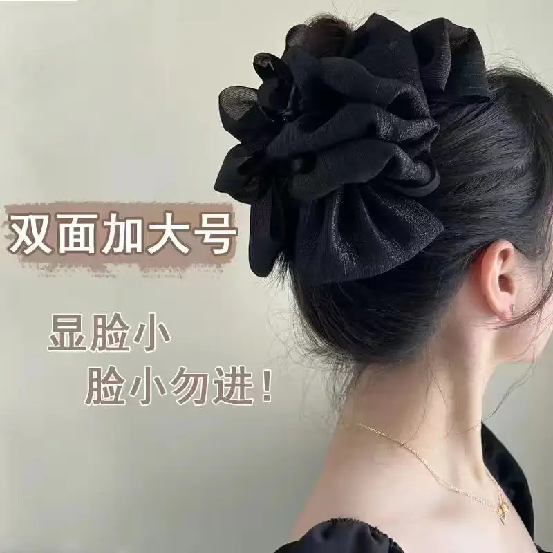Black Bubble Hair Clip Princess Headwear 13cm - Image 5