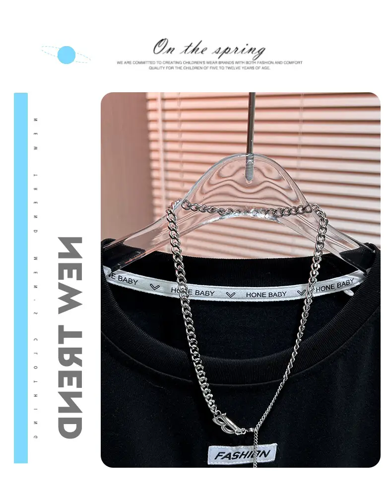 Boys Summer Striped T-Shirt Black White 2026 — feature 17