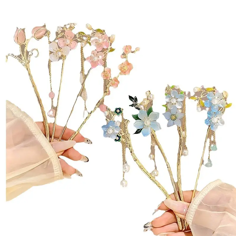 Chinese Style Tassel Hairpin for Women - Image 85