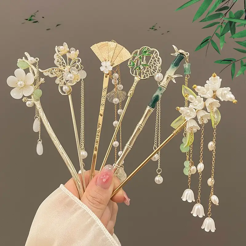 Chinese Style Tassel Hairpin for Women — feature 2