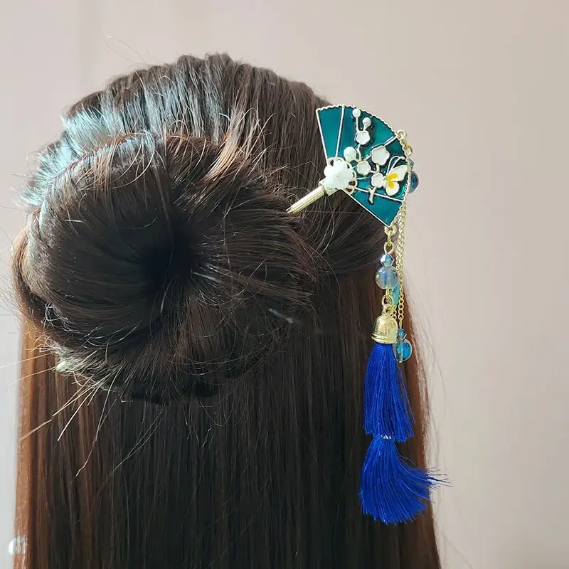 Chinese Style Tassel Hairpin for Women - Image 21