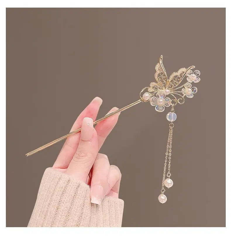 Chinese Style Tassel Hairpin for Women - Image 28