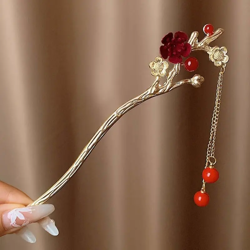 Chinese Style Tassel Hairpin for Women - Image 31