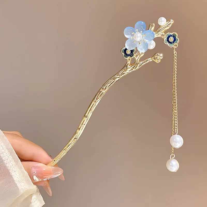Chinese Style Tassel Hairpin for Women - Image 37