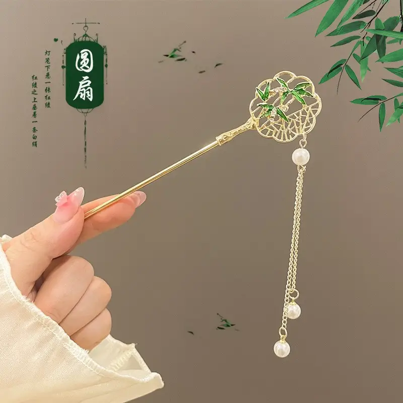 Chinese Style Tassel Hairpin for Women - Image 40