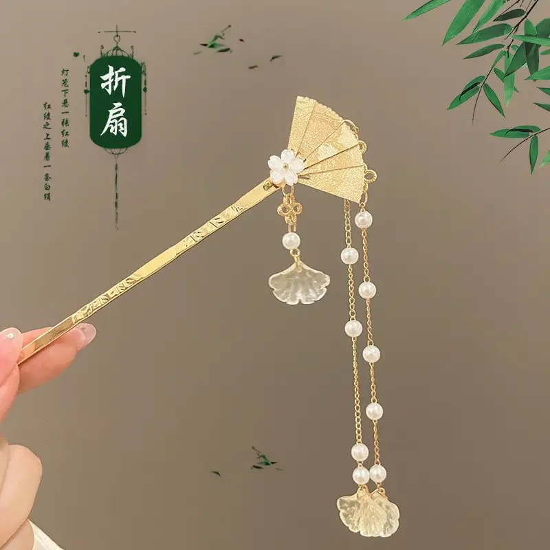 Chinese Style Tassel Hairpin for Women - Image 41