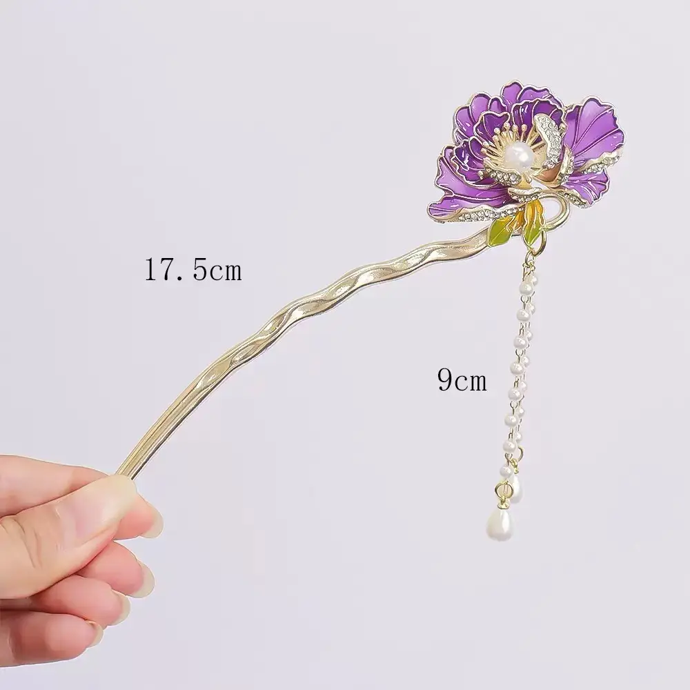 Chinese Style Tassel Hairpin for Women - Image 44