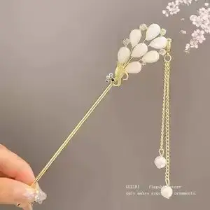Chinese Style Tassel Hairpin for Women - Image 47