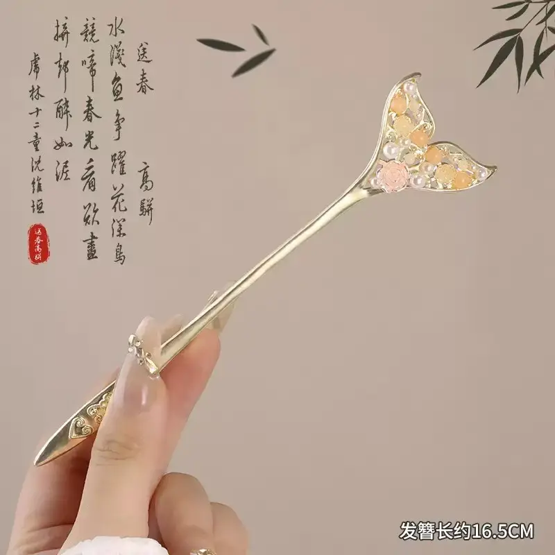 Chinese Style Tassel Hairpin for Women - Image 48