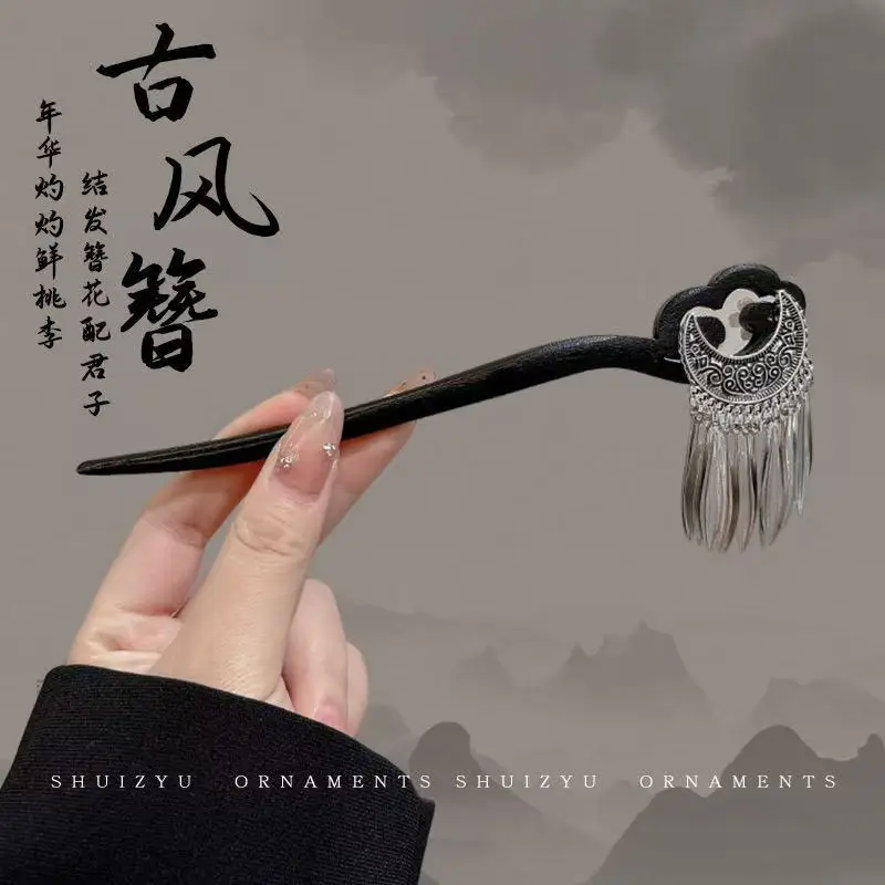Chinese Style Tassel Hairpin for Women - Image 52