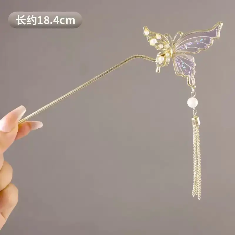 Chinese Style Tassel Hairpin for Women - Image 55