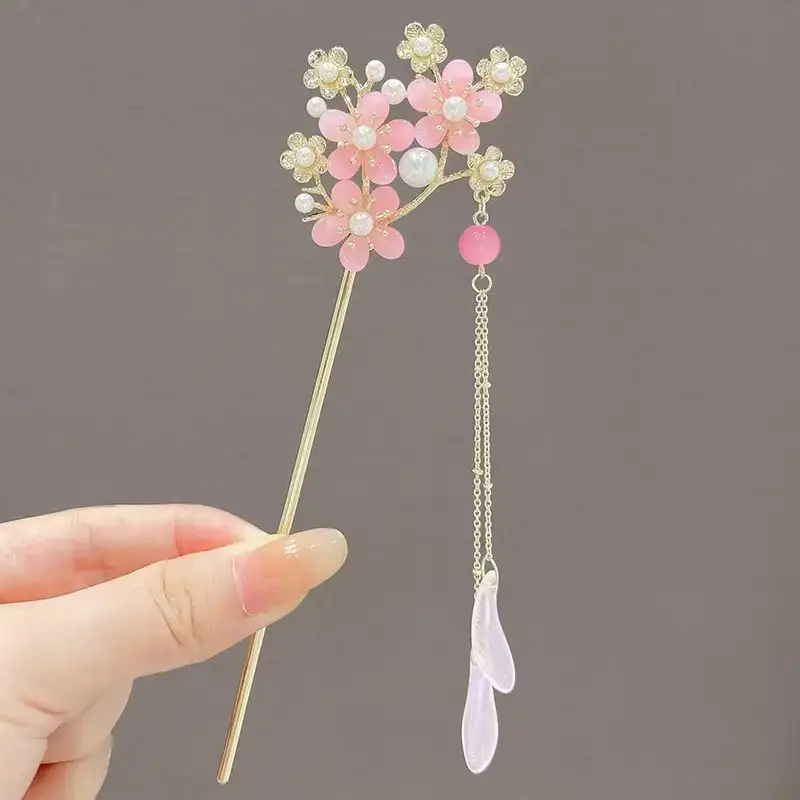 Chinese Style Tassel Hairpin for Women - Image 65