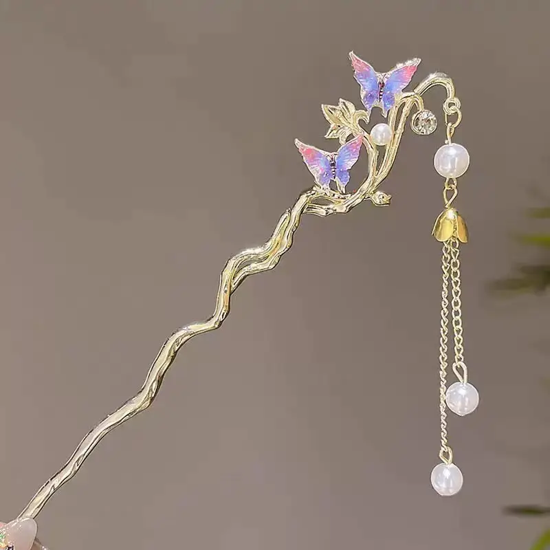 Chinese Style Tassel Hairpin for Women - Image 73