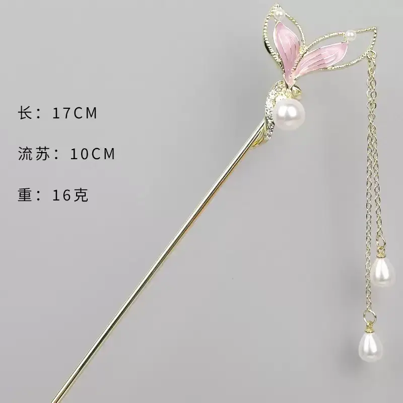 Chinese Style Tassel Hairpin for Women - Image 75