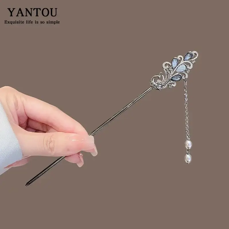 Chinese Style Tassel Hairpin for Women - Image 79