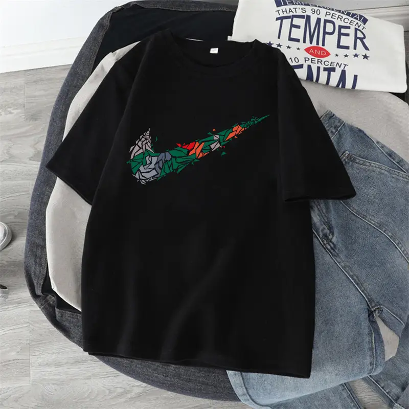 Pure Cotton Graphic T-Shirt Black Large 2024 - Image 13