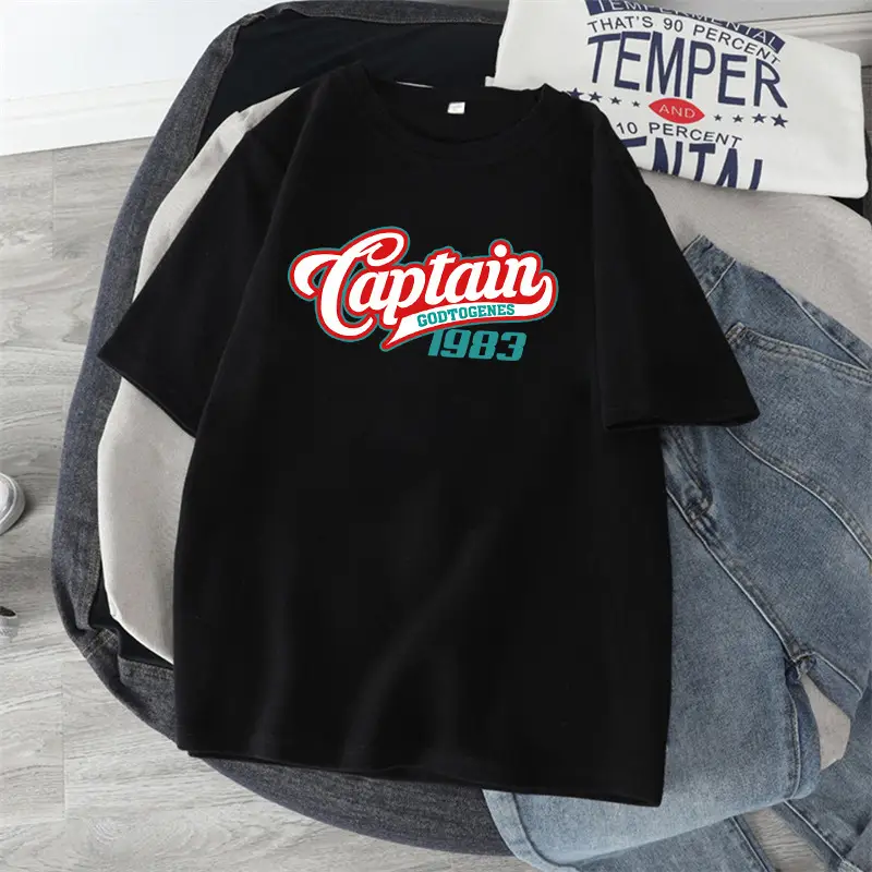 Pure Cotton Graphic T-Shirt Black Large 2024 - Image 23