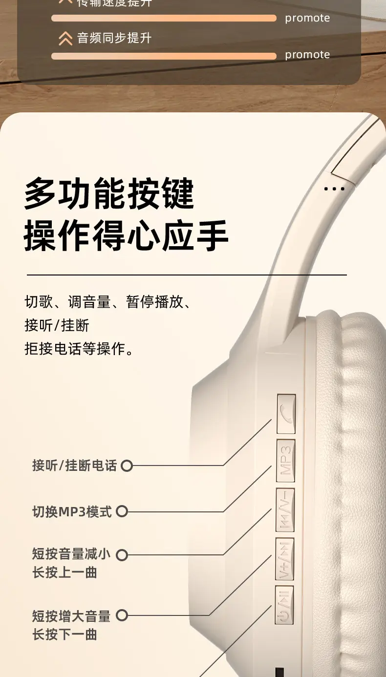 Huaqiang North Bluetooth 5.3 Headset Ultra Long Noise Reduction β feature 13