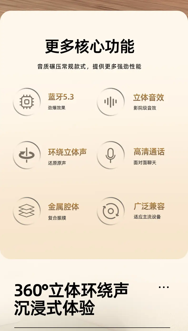Huaqiang North Bluetooth 5.3 Headset Ultra Long Noise Reduction β feature 2