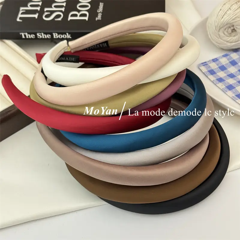 Retro Satin Headband for Men Women 2024 - Image 13