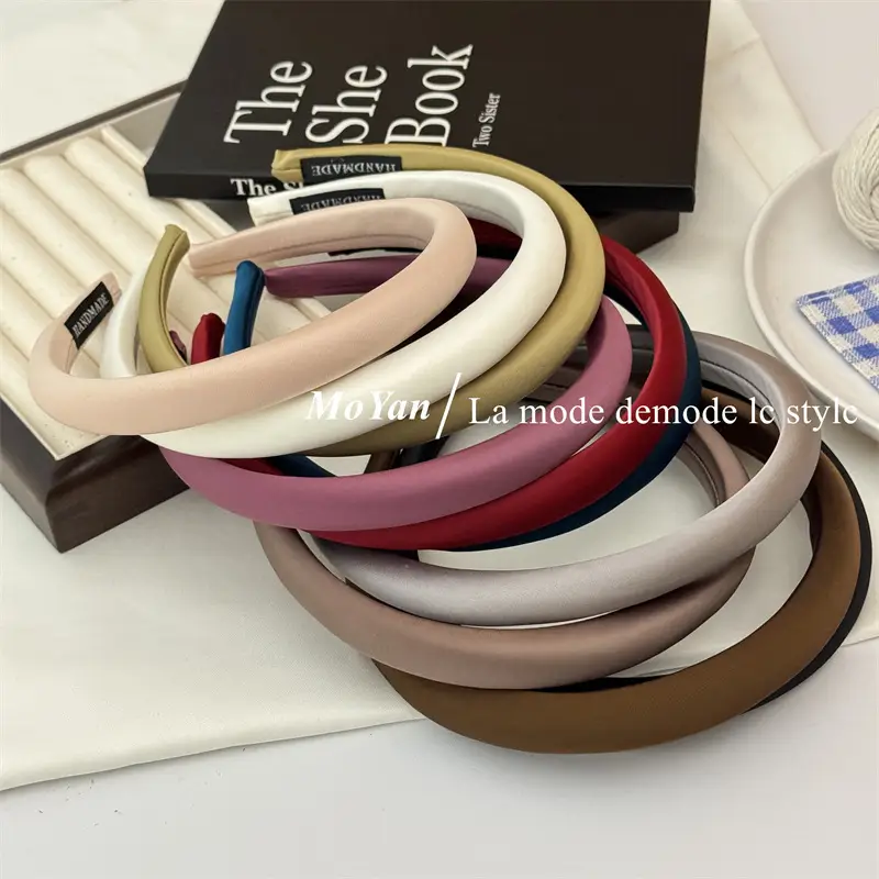 Retro Satin Headband for Men Women 2024 - Image 14