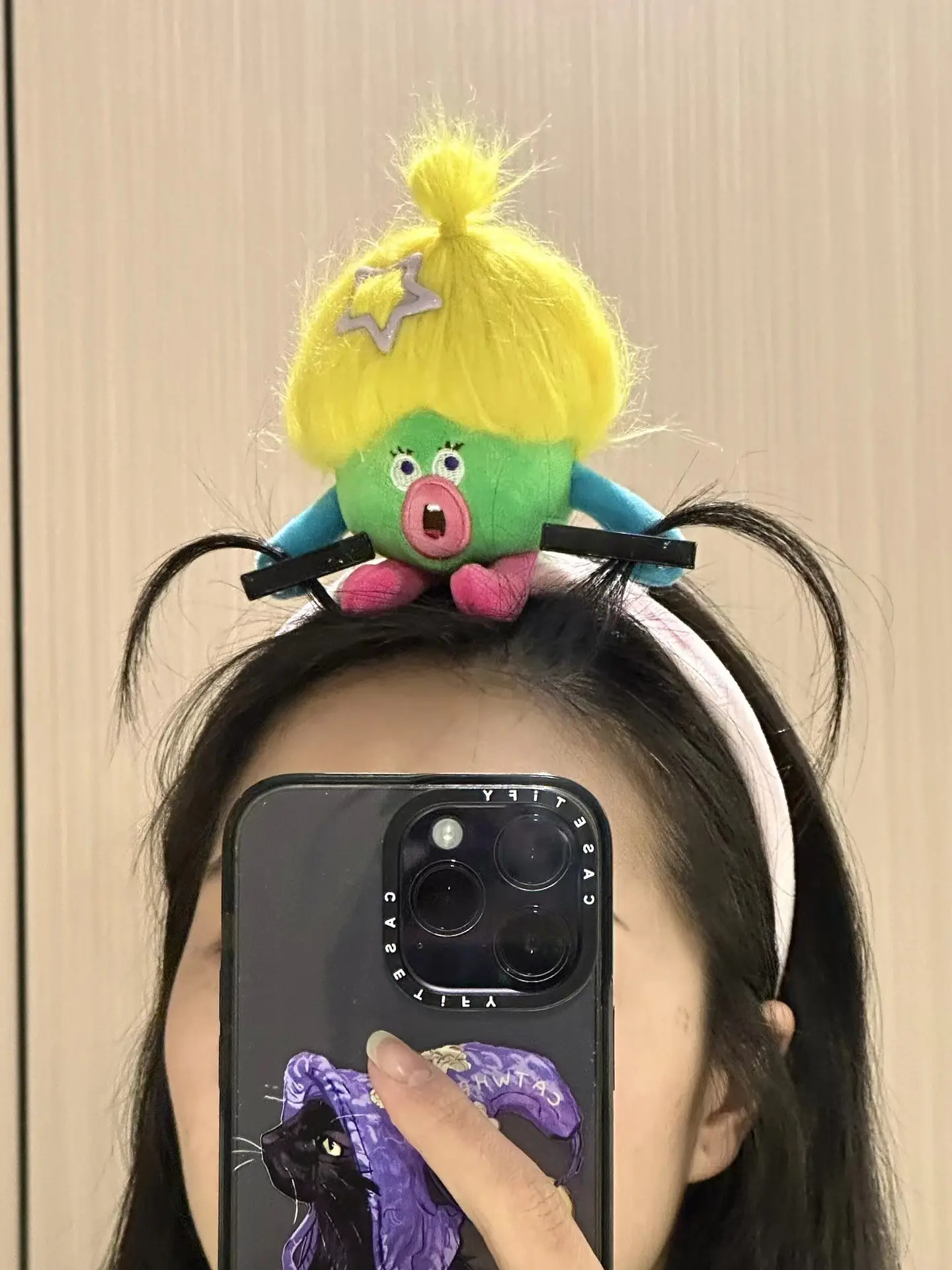 Cotton Doll Headband Tooth-Missing Bar Headband Funny Cooking Mouse Headband Khaki Barra — feature 16