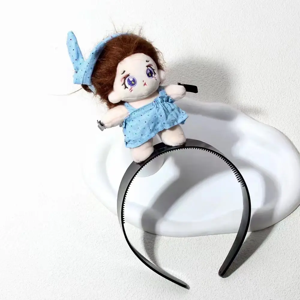 Cotton Doll Headband Tooth-Missing Bar Headband Funny Cooking Mouse Headband Khaki Barra — feature 4