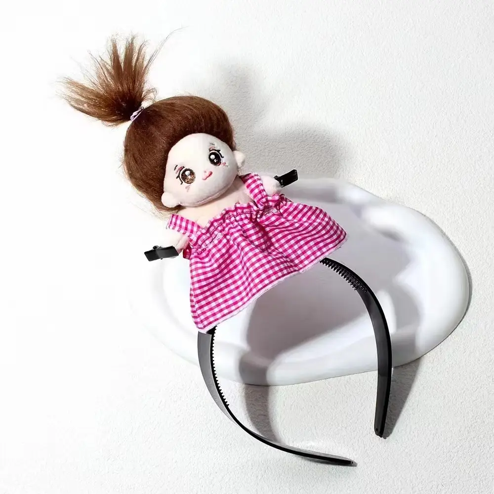 Cotton Doll Headband Tooth-Missing Bar Headband Funny Cooking Mouse Headband Khaki Barra — feature 8
