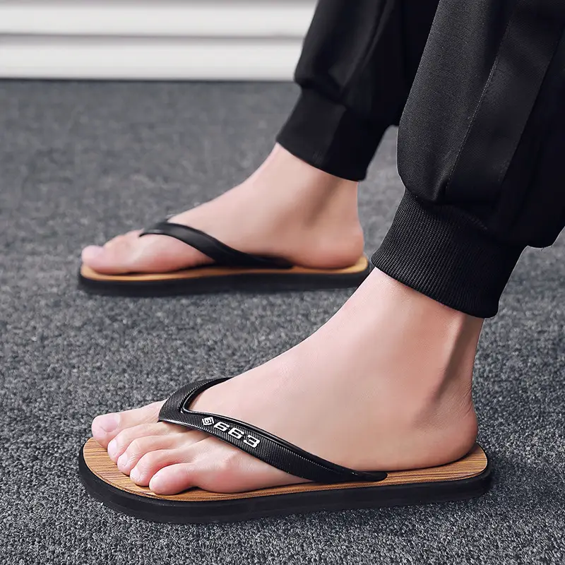 2025 New Summer Men's Casual Vietnamese Slippers Korean Style Trendy Beach Flip-Flops Outdoor Fashion Sandals - Image 5