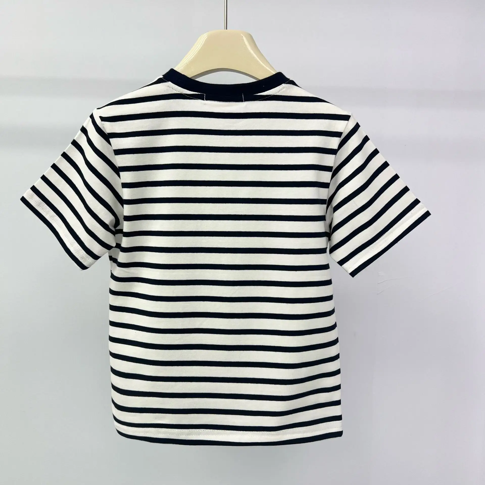 Kids Red Striped Teddy Bear T-Shirt Summer Wear — feature 20