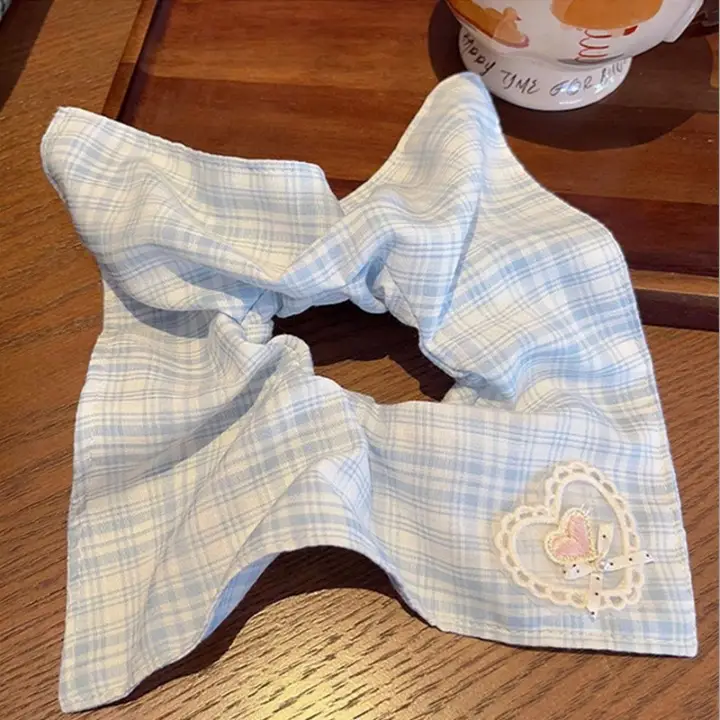Yellow Lace Hair Scrunchie for Women - Image 49